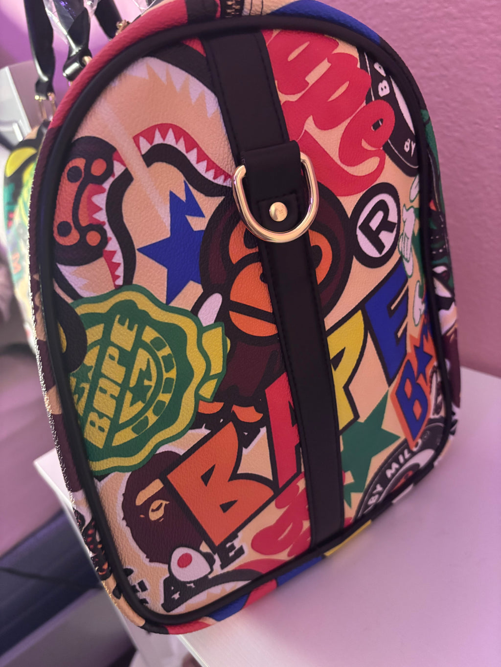 Graffiti Duffel Bag (Tan)