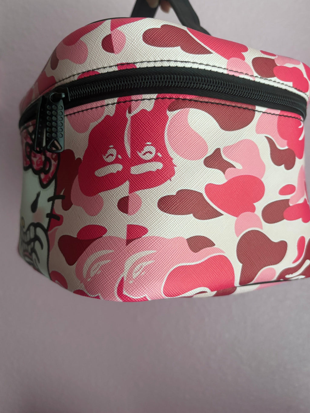 Pink HK Toiletry Makeup Bag