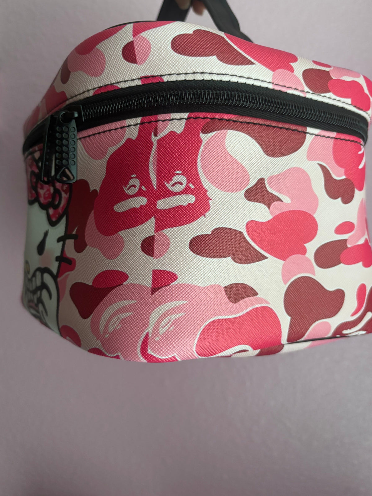 Pink HK Toiletry Makeup Bag