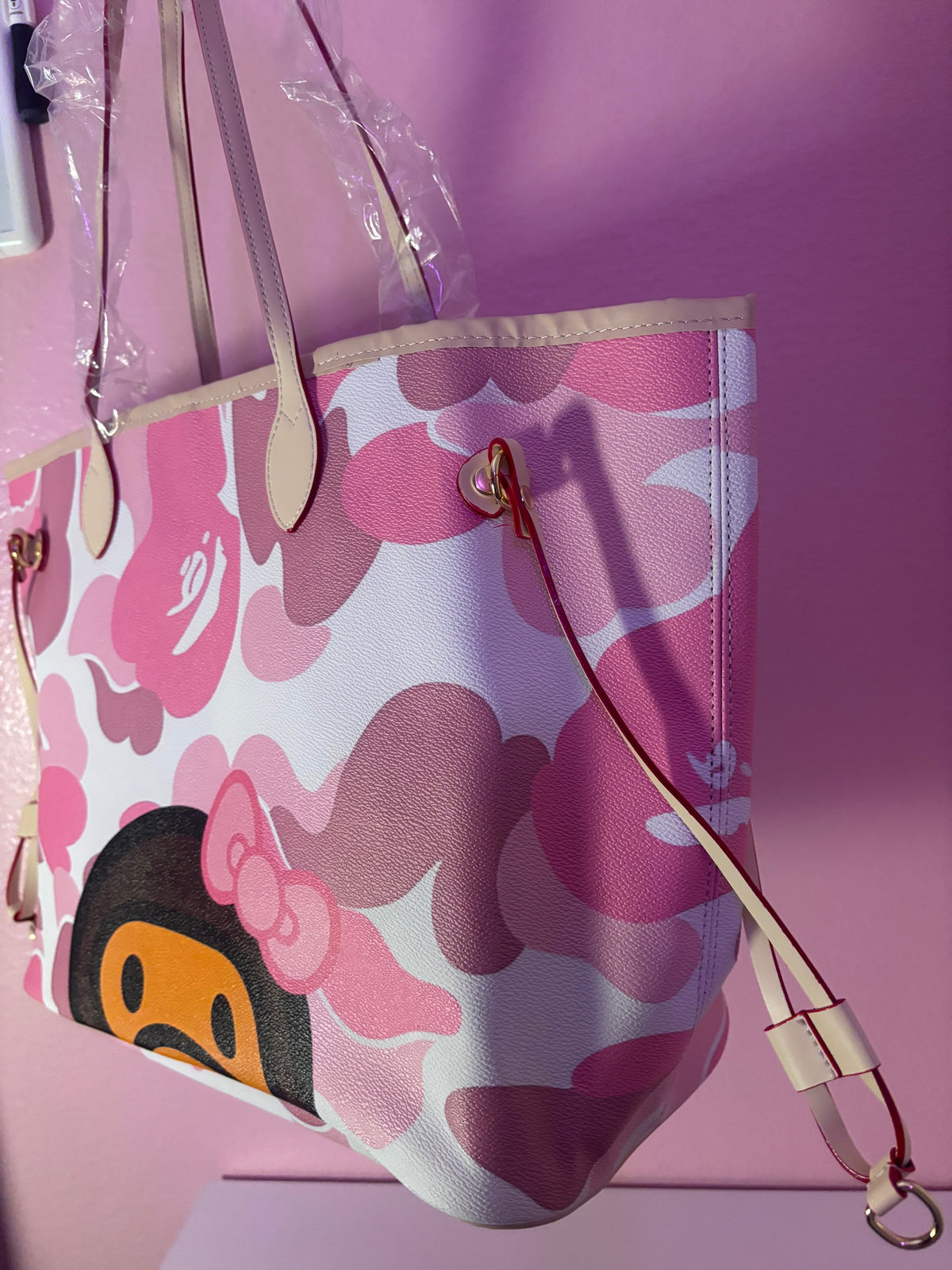 Pink Bow Milo Custom Tote Bag PRE ORDER